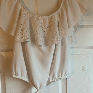 off the shoulder shirt